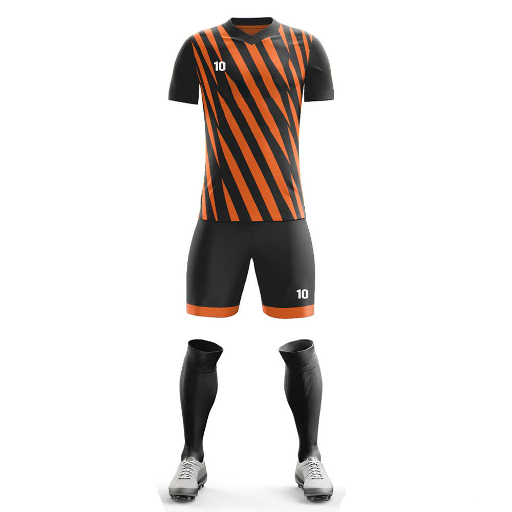 National Apparels 2024 Latest Design Soccer Uniform Set New Arrival Team Name Men Soccer Sports Football Uniforms For Sale